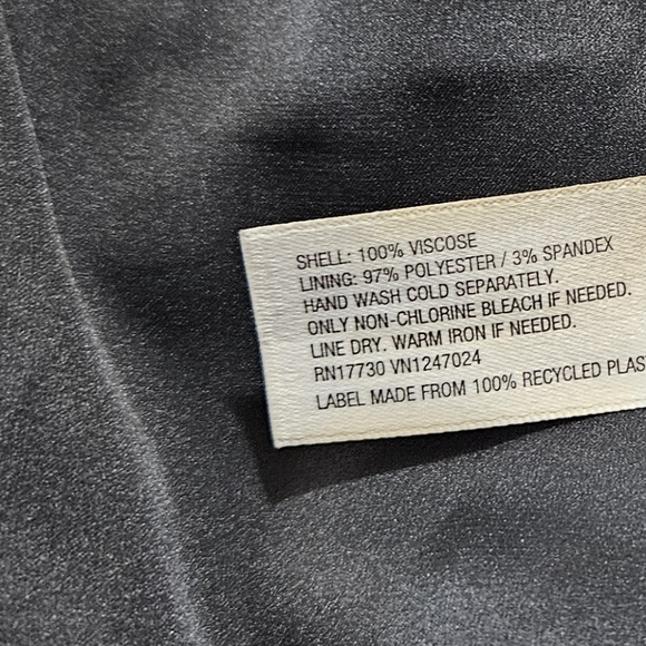 CUSHNIE for Target Black Leopard Print Gathered Asymmetrical Dress - Picture 8 of 10